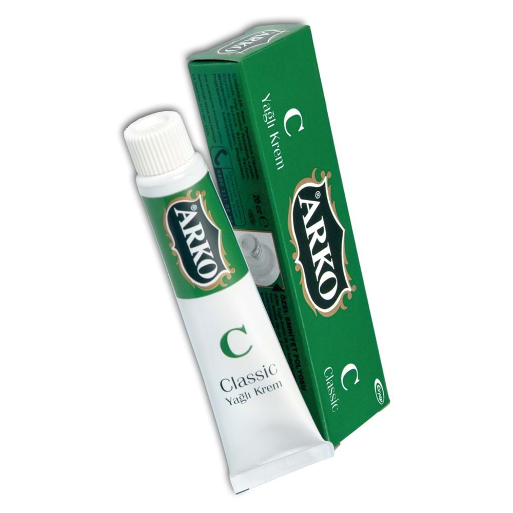 ARKO KREM YAĞLI 20 ML C TÜP