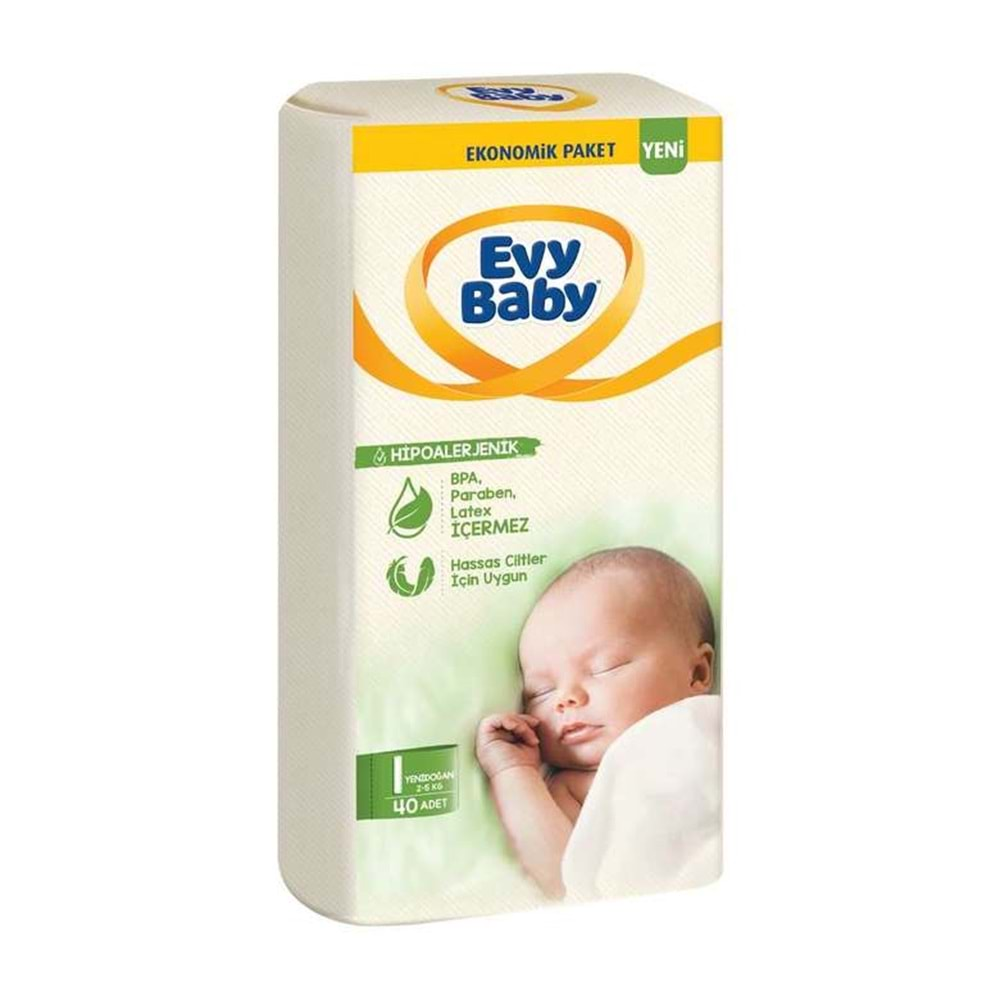 EVY BABY ÇOCUK BEZİ NO:1 40 ADET