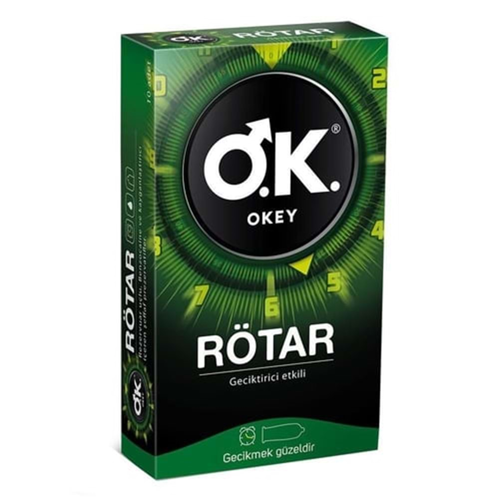 OKEY PREZERVATİF RÖTAR ( GECİKTİRİCİ ETKİLİ / 10 ADET)