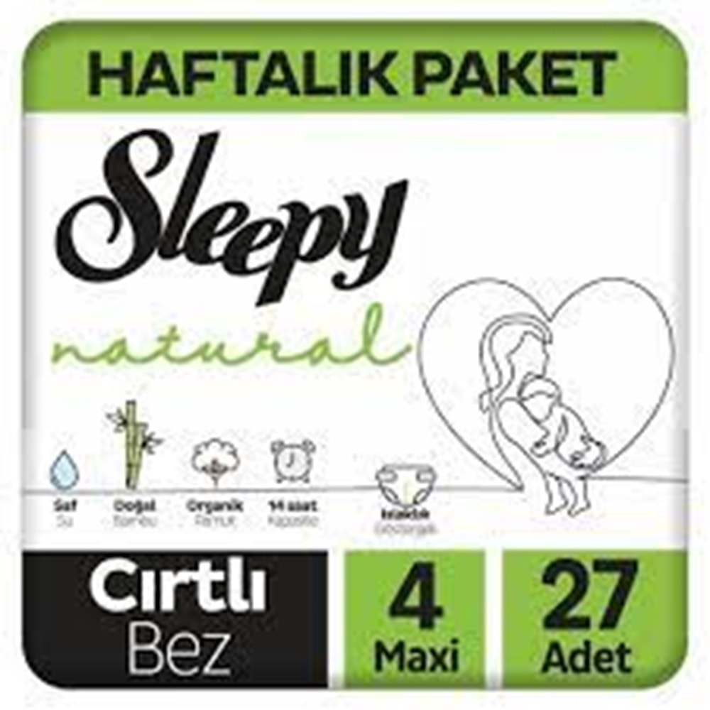 SLEEPY ÇOCUK BEZİ NO:4 27 ADET