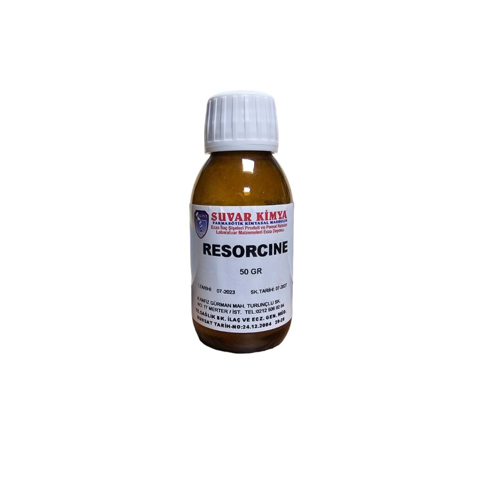 SUVAR RESORCINE (REZORSİNOL) 50 GR