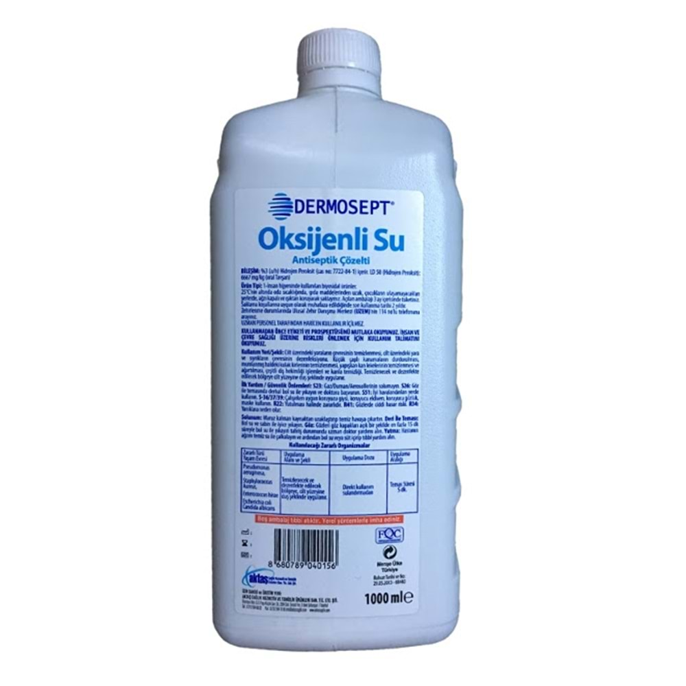 DERMOSEPT OKSİJENLİ SU 1 LT