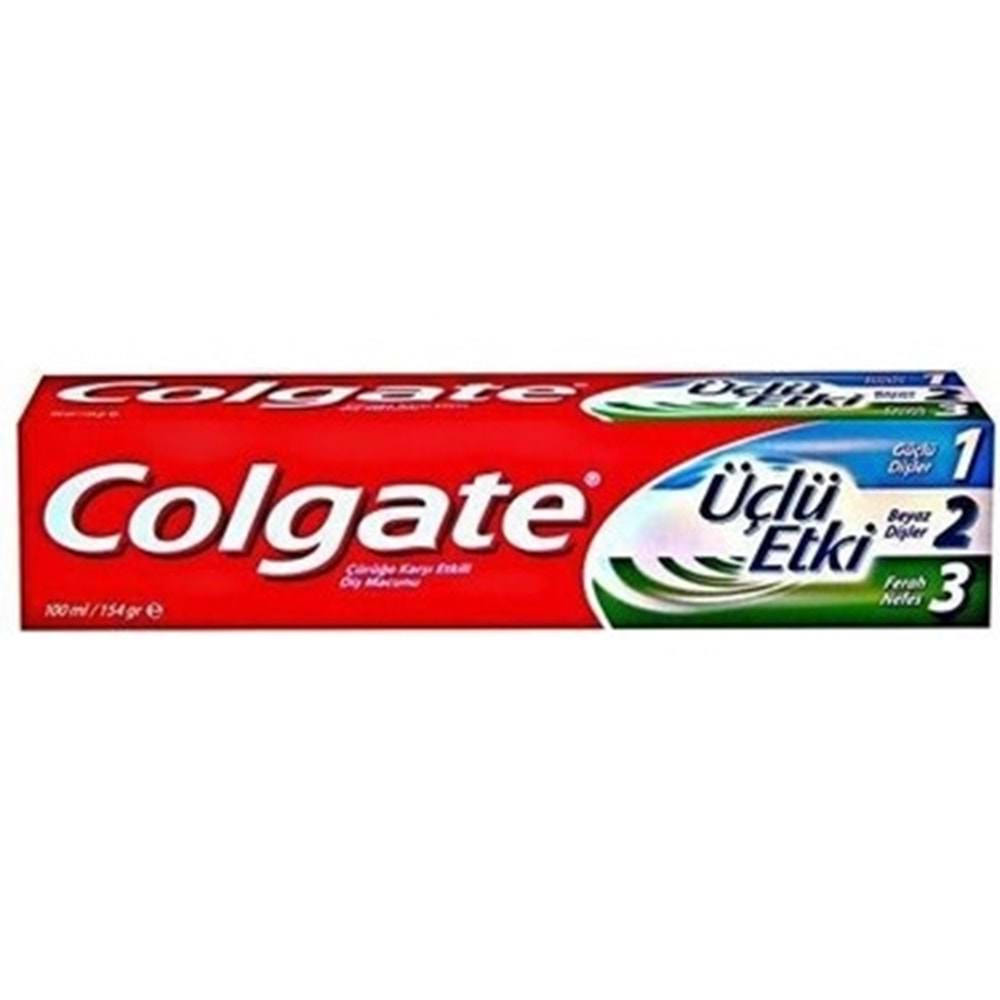 COLGATE DİŞ MACUNU 3 LÜ ETKİ 100 ML