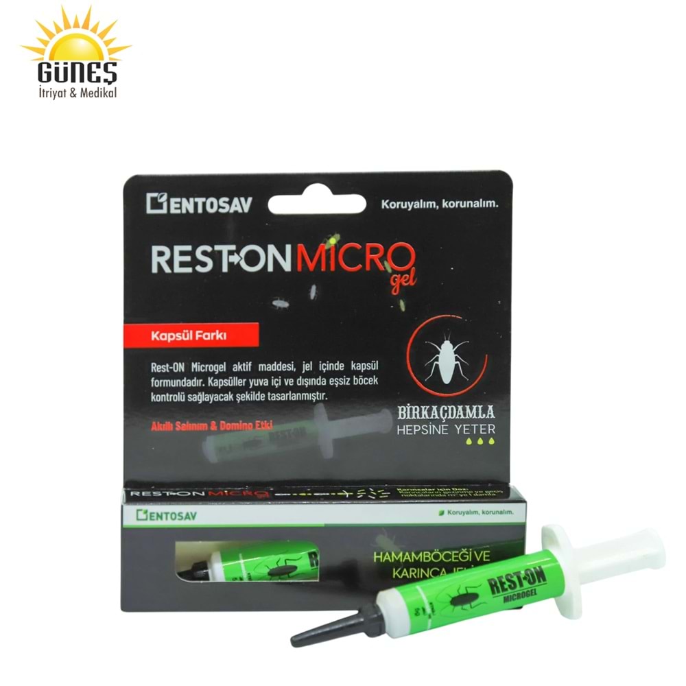 REST-ON MİCRO HAMAM BÖCEĞİ VE KARINCA JELİ 5 GR