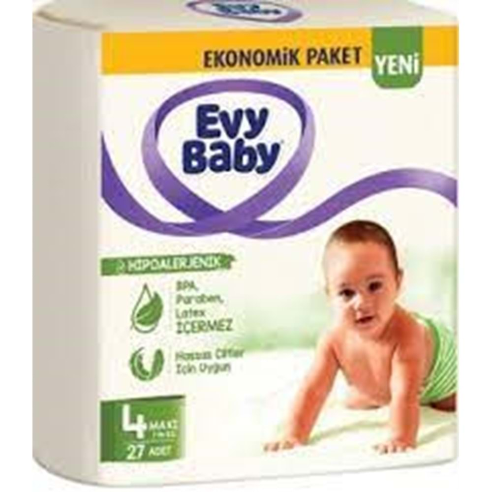 EVY BABY ÇOCUK BEZİ NO:4 27 ADET