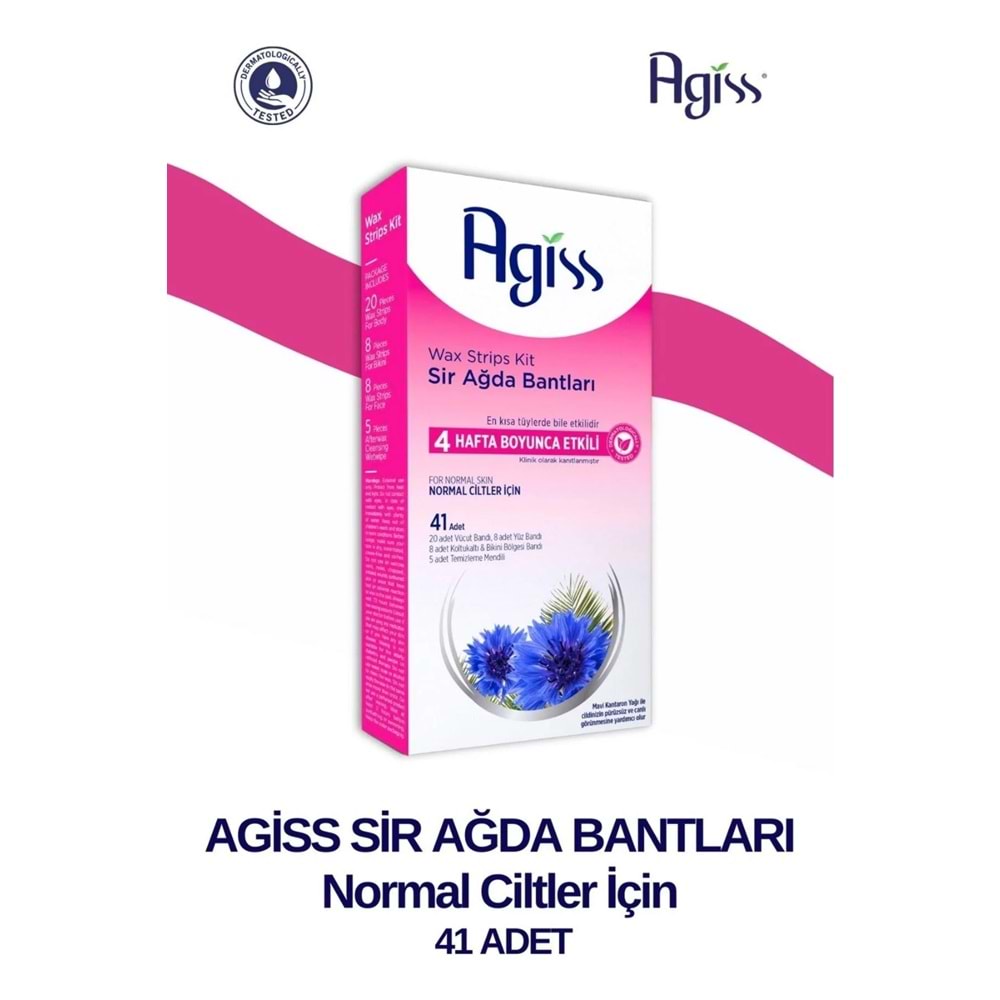 AGİSS SİR AĞDA BANT SETİ (NORMAL CİLTLER / 41 ADET)