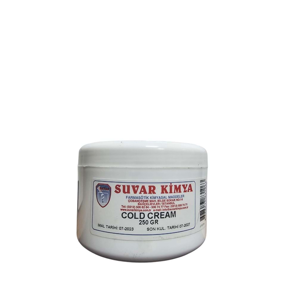 SUVAR COLD CREAM 250 GR