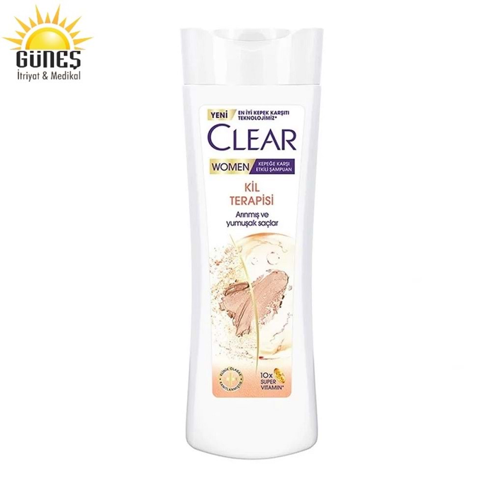 CLEAR WOMEN ŞAMPUAN KİL TERAPİSİ 350 ML