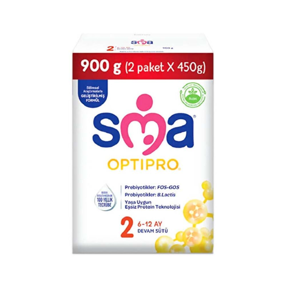 SMA OPTİPRO DEVAM SÜTÜ-MAMA NO 2 (6-12 AY/900 GR)