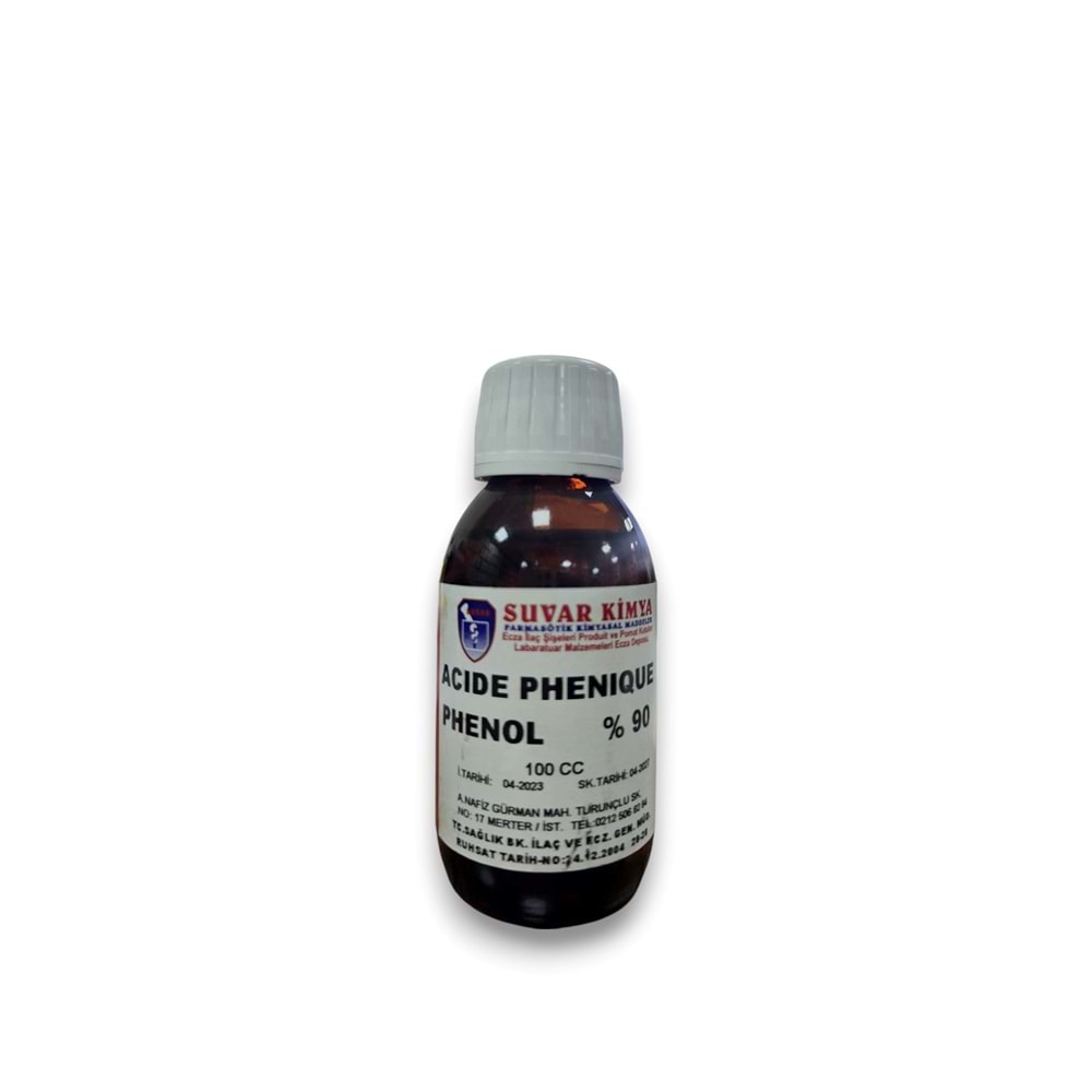 SUVAR ACIDE PHENIQUE (PHENOL SIVI) 100 CC