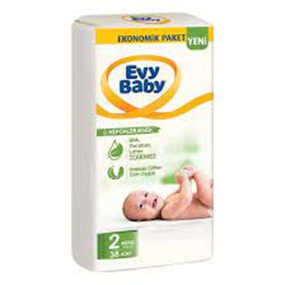 EVY BABY ÇOCUK BEZİ NO:2 38 ADET