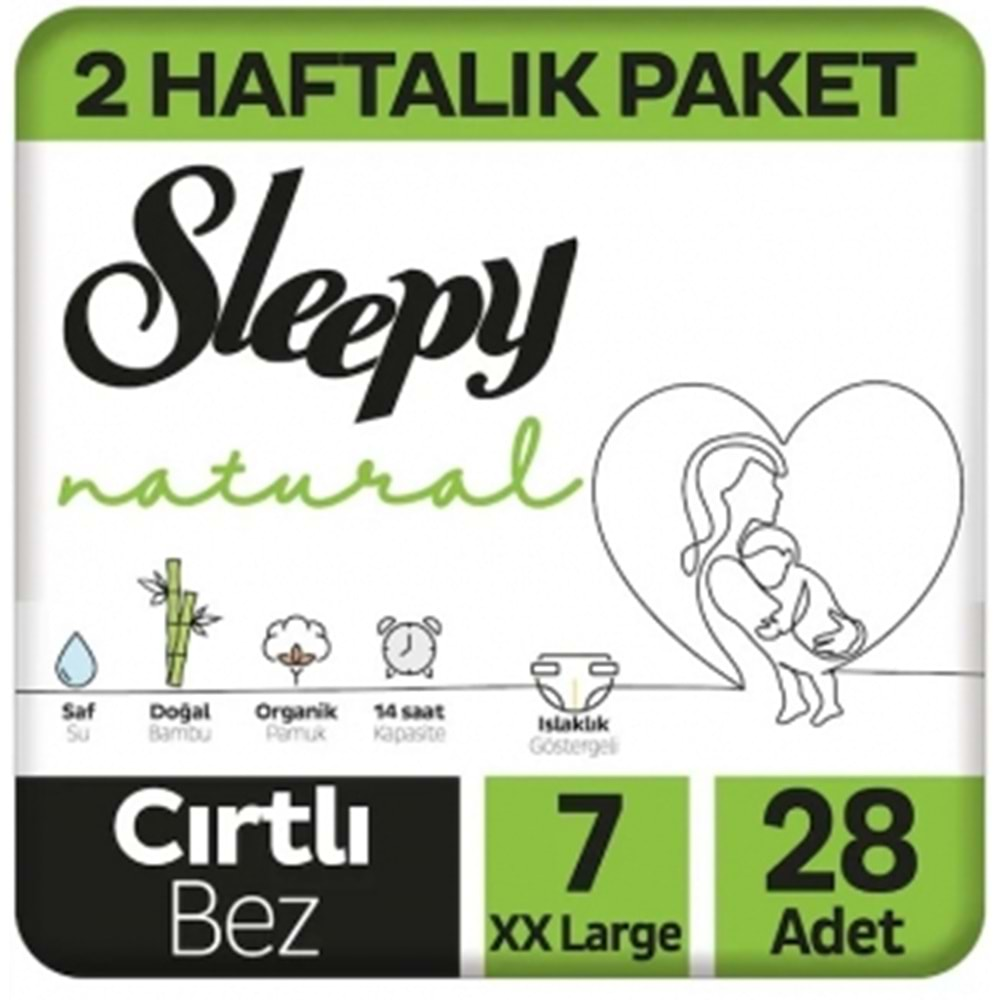 SLEEPY ÇOCUK BEZİ NO:7 28 ADET 2 Lİ JUMBO