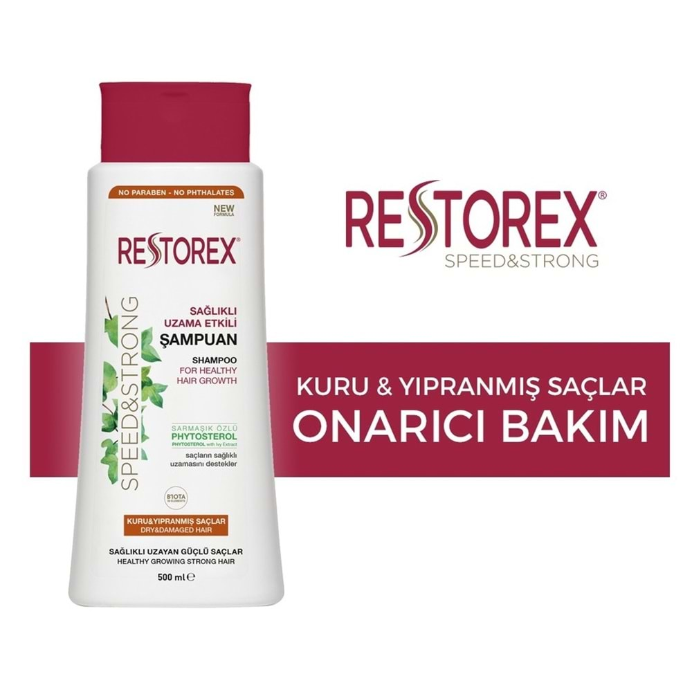 RESTOREX ŞAMPUAN (KURU VE YIPRANMIŞ SAÇLAR) 500 ML