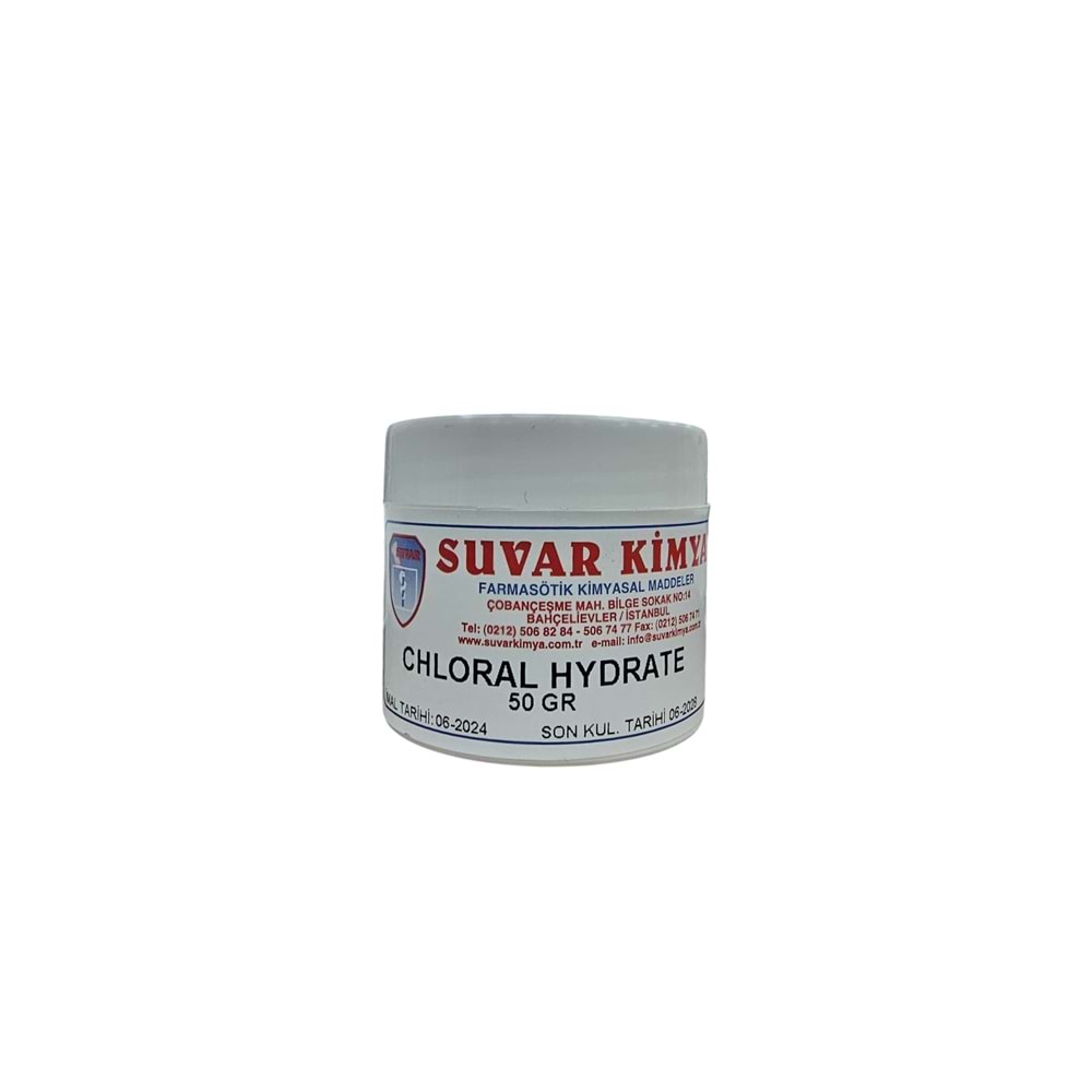 SUVAR CHLORAL HYDRATE ( KLORAL HİDRAT ) 50 ML