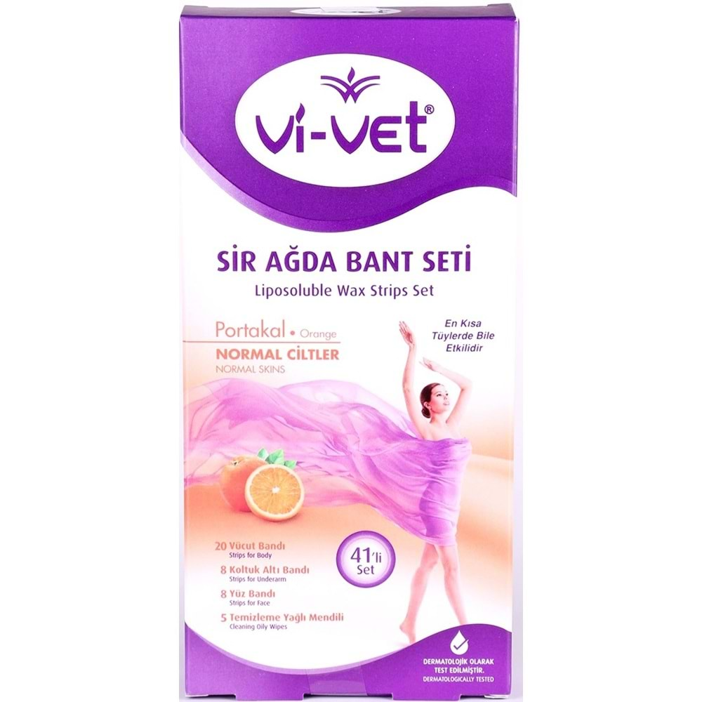 Vİ-VET SİR AĞDA BANT SETİ (NORMAL CİLTLER/PORTAKAL/41 ADET)