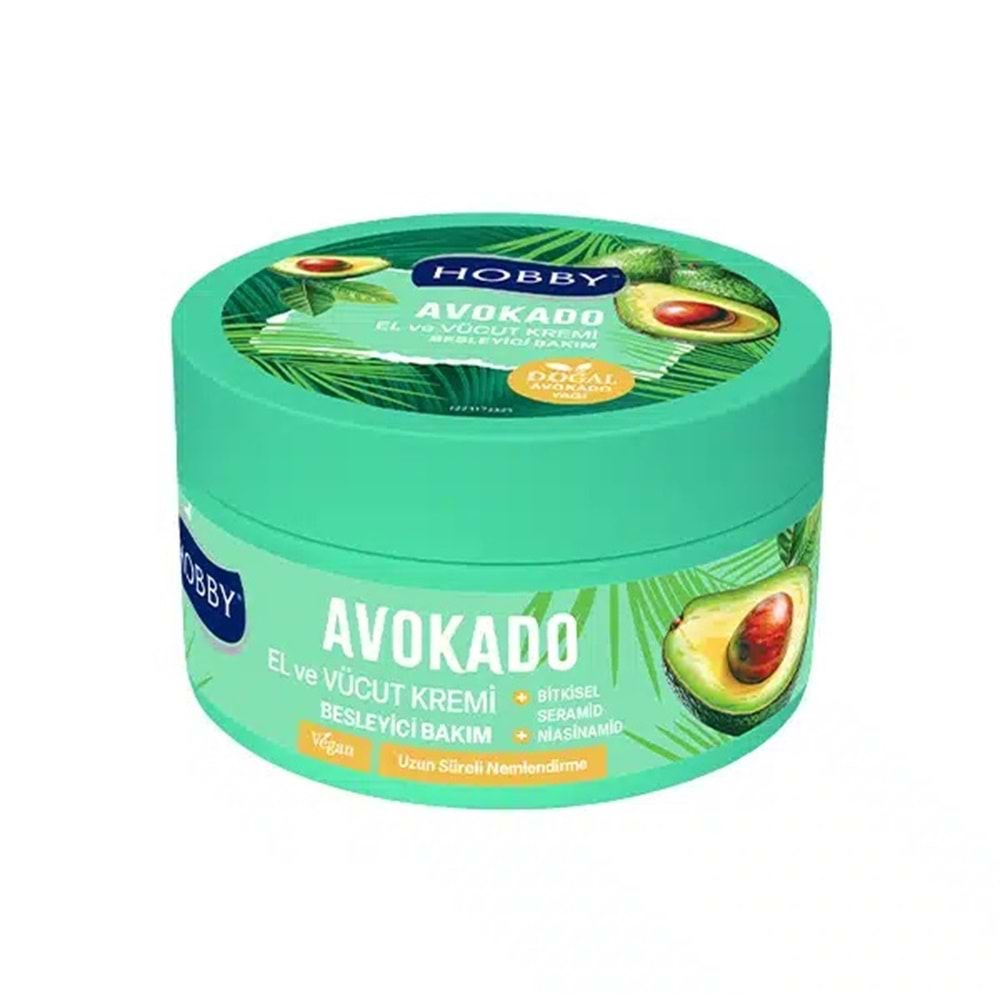 HOBBY EL VE VÜCUT KREMİ 250 ML ( AVOKADO )