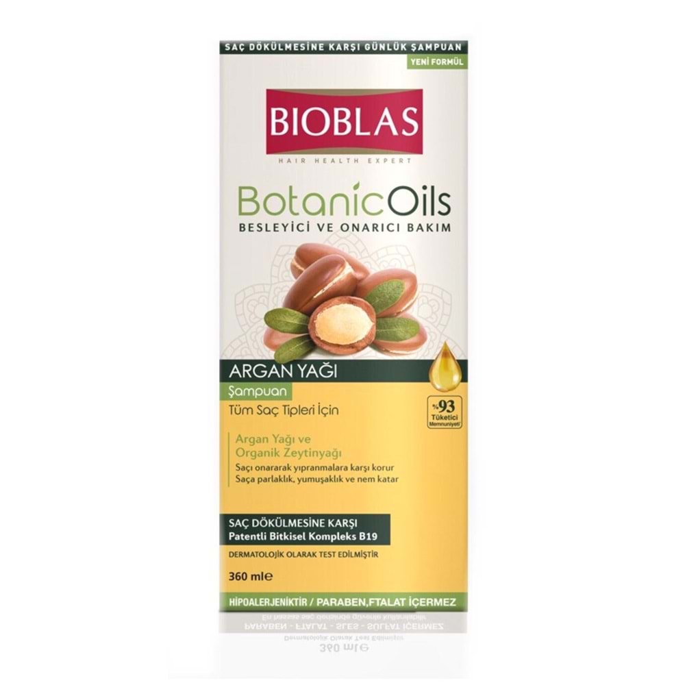 BIOBLAS ŞAMPUAN (ARGAN YAĞI) 360 ML