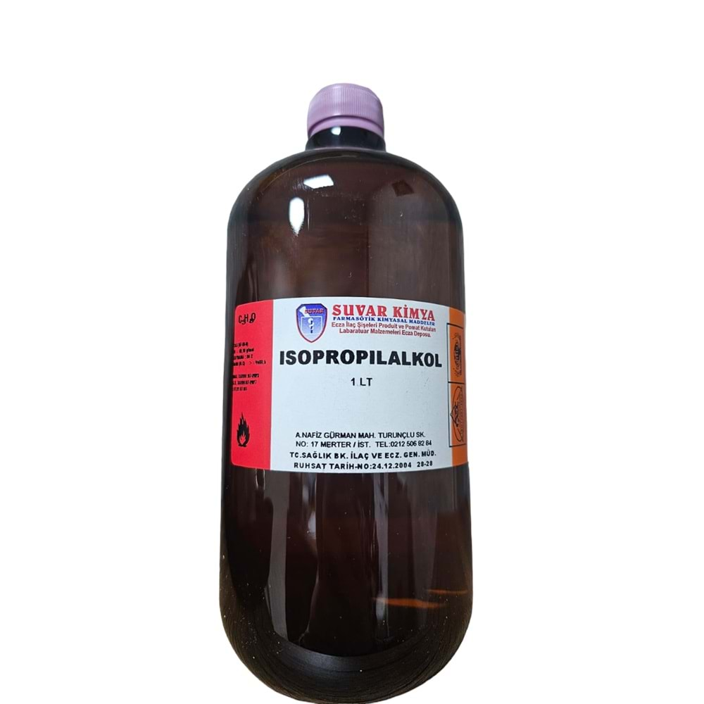 SUVAR ISOPROPILALKOL (İZOPROPİL ALKOL) 1 LT