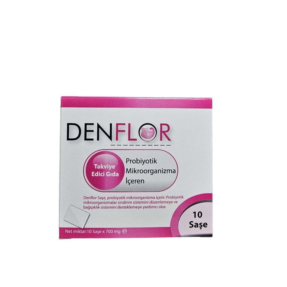 DENFLOR PROBİYOTİK (10 SAŞE x 700 MG)