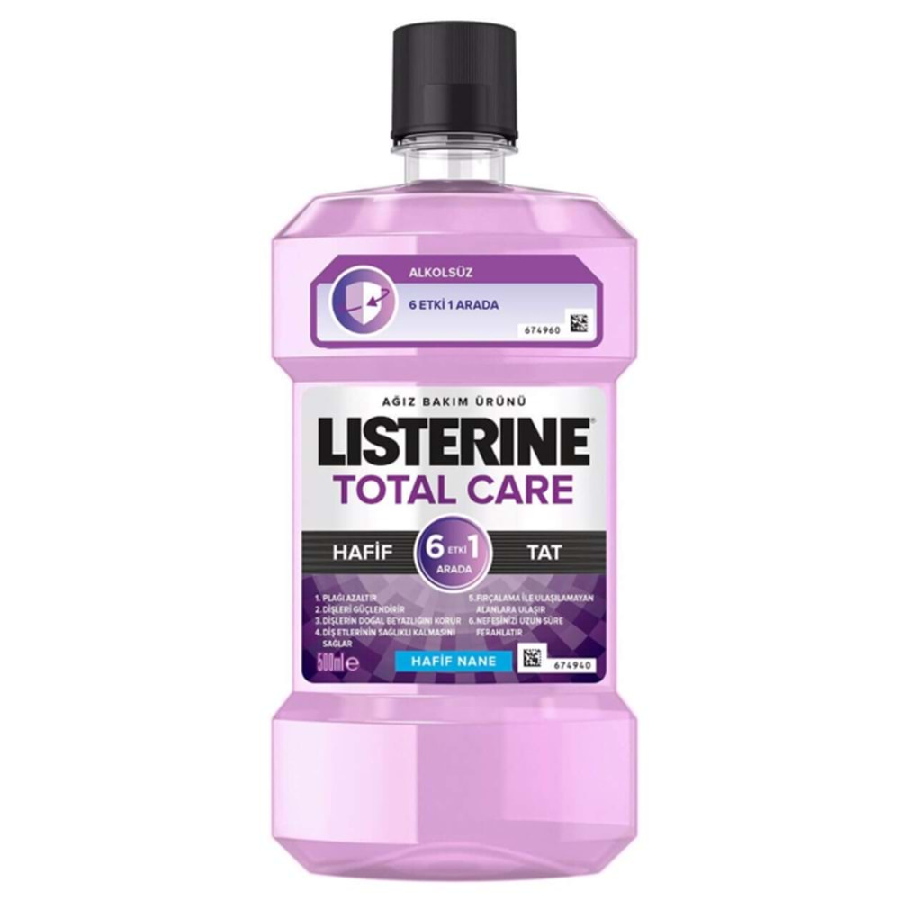 LİSTERİNE AĞIZ SUYU TOTAL CARE 500 ML