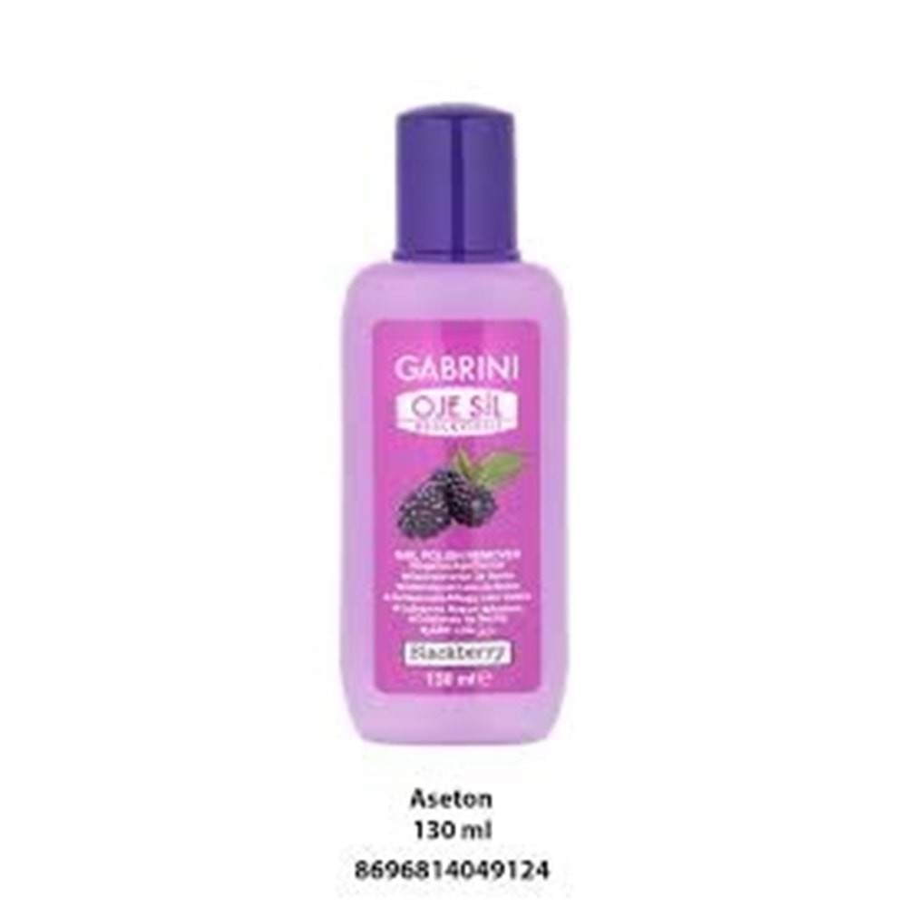 GABRİNİ ASETON 130 ML BLACKBERRY