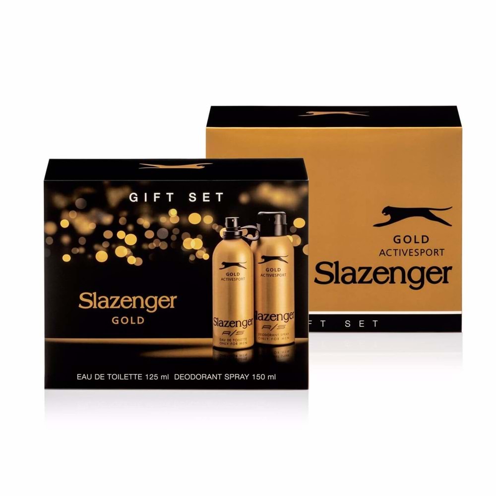 SLAZENGER GOLD SET