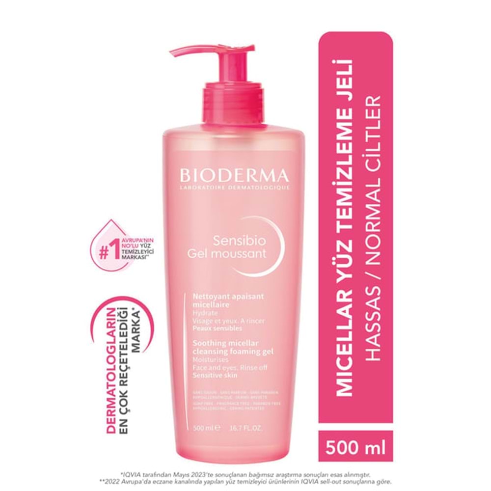 BİODERMA SEBİUM FOAMİNG GEL MOUSSANT ( HASSAS VE NORMAL CİLTLER / 500 ML )