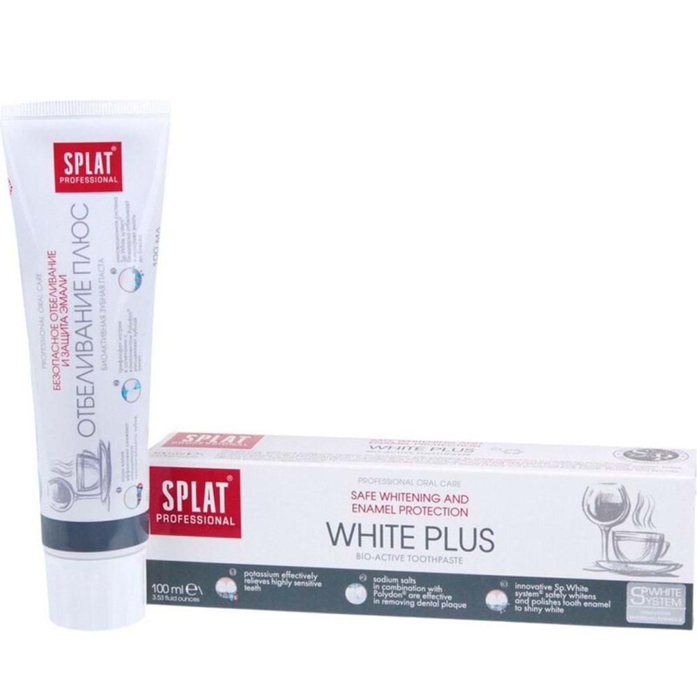 SPLAT DİŞ MACUNU WHİTE PLUS 100 ML