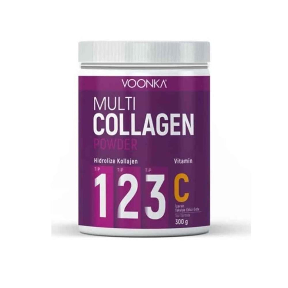 VOONKA MULTİ COLLAGEN POWDER (KOLAJEN) 300 GR