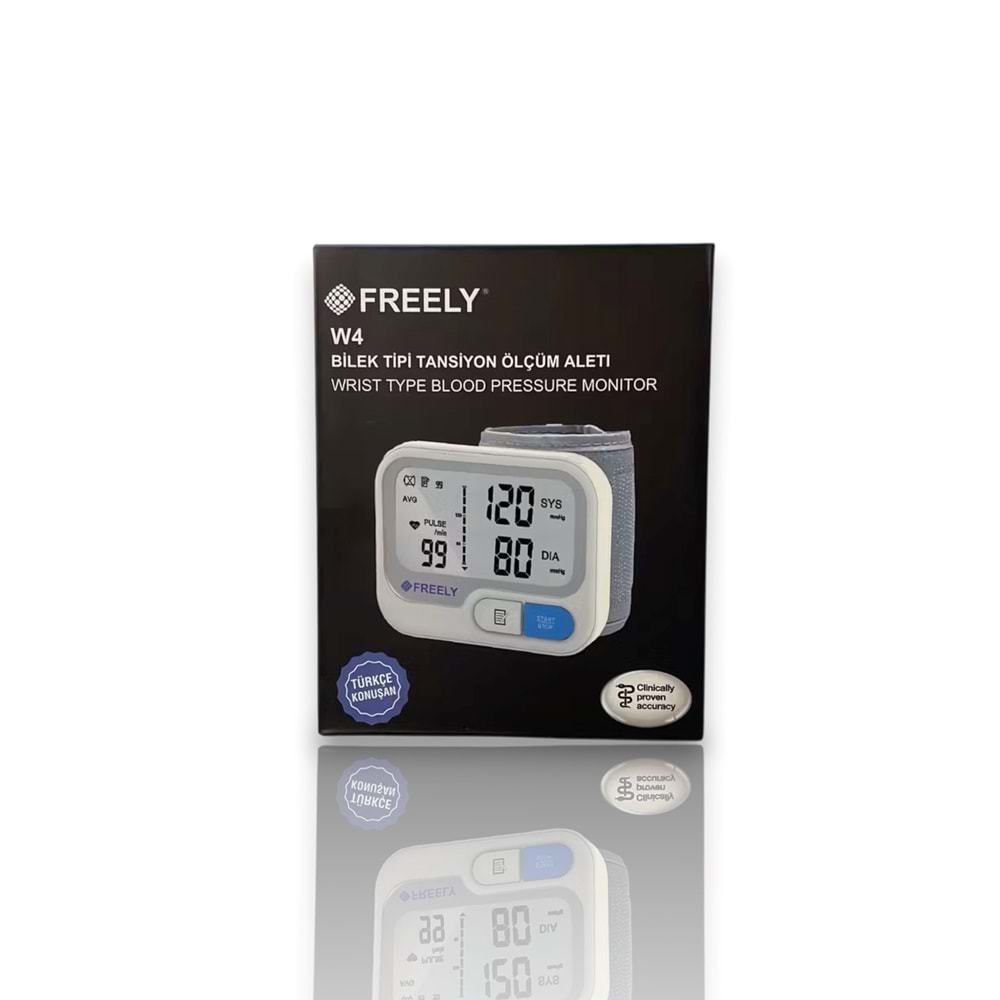 FREELY W4 BİLEK TİPİ TANSİYON ÖLÇÜM ALETİ (YK-BPW4)