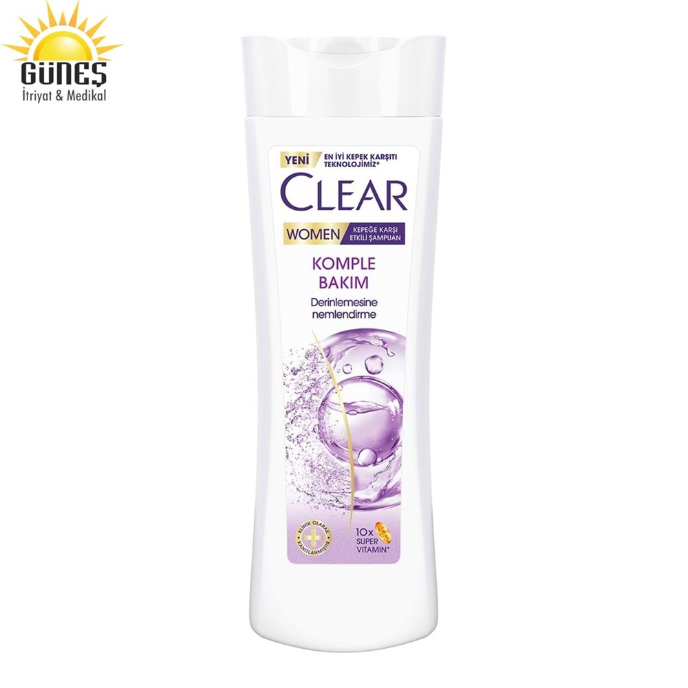 CLEAR WOMEN ŞAMPUAN KOMPLE BAKIM 350 ML
