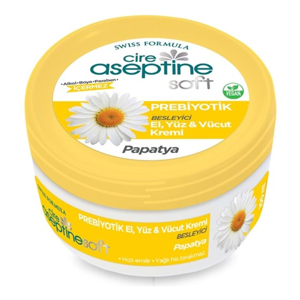 CİRE ASEPTİNE SOFT EL VE VÜCUT PAPATYA 100 ML.