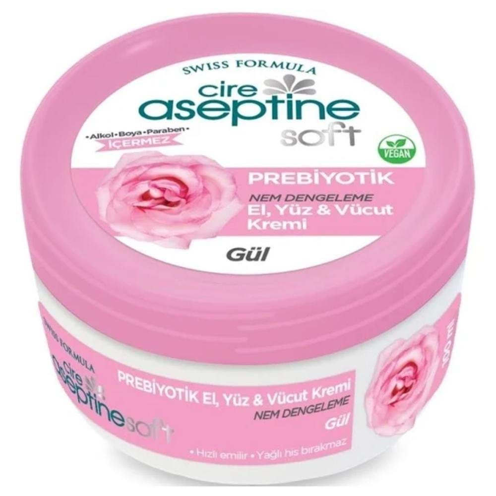 CİRE ASEPTİNE SOFT EL VE VÜCUT GÜL 100 ML.