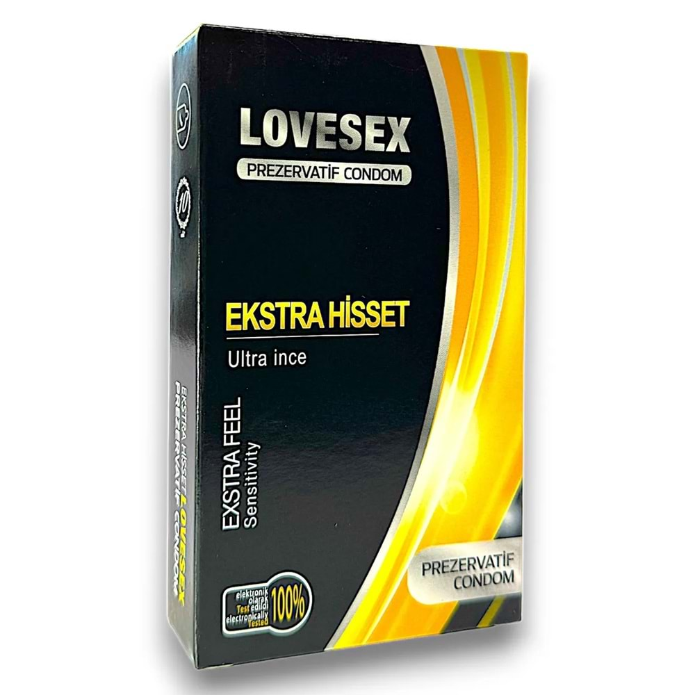 LOVESEX PREZERVATİF EKSTRA HİSSET (ULTRA İNCE)