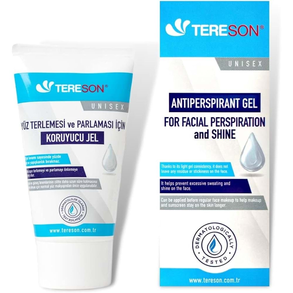 TERESON YÜZ TERLEMESİ VE PARLAMASI İÇİN KORUYUCU JEL 50ML