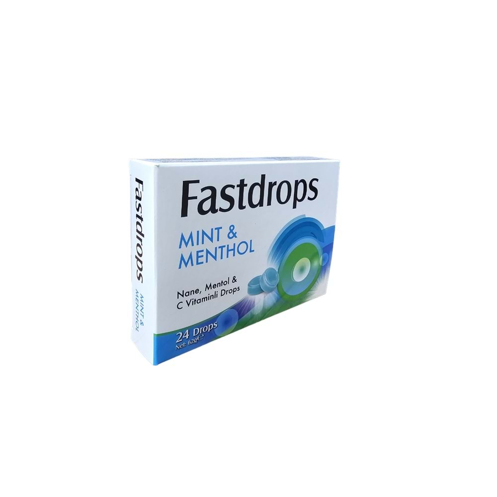 FASTDROPS (NANE /MENTOL/C VİTAMİNİ) PASTİL