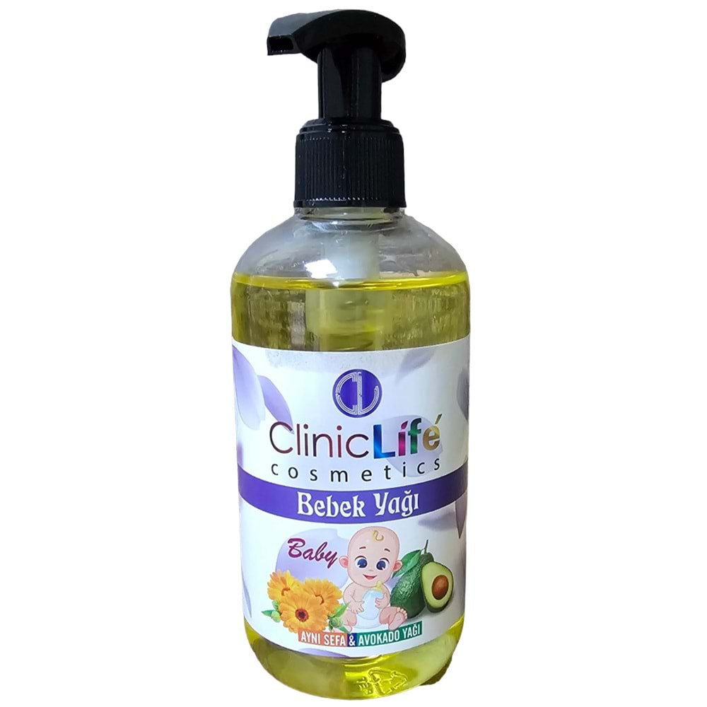 CLİNİCLİFE BEBEK YAĞI 250 ML (AYNI SEFA & AVOKADO YAĞI)