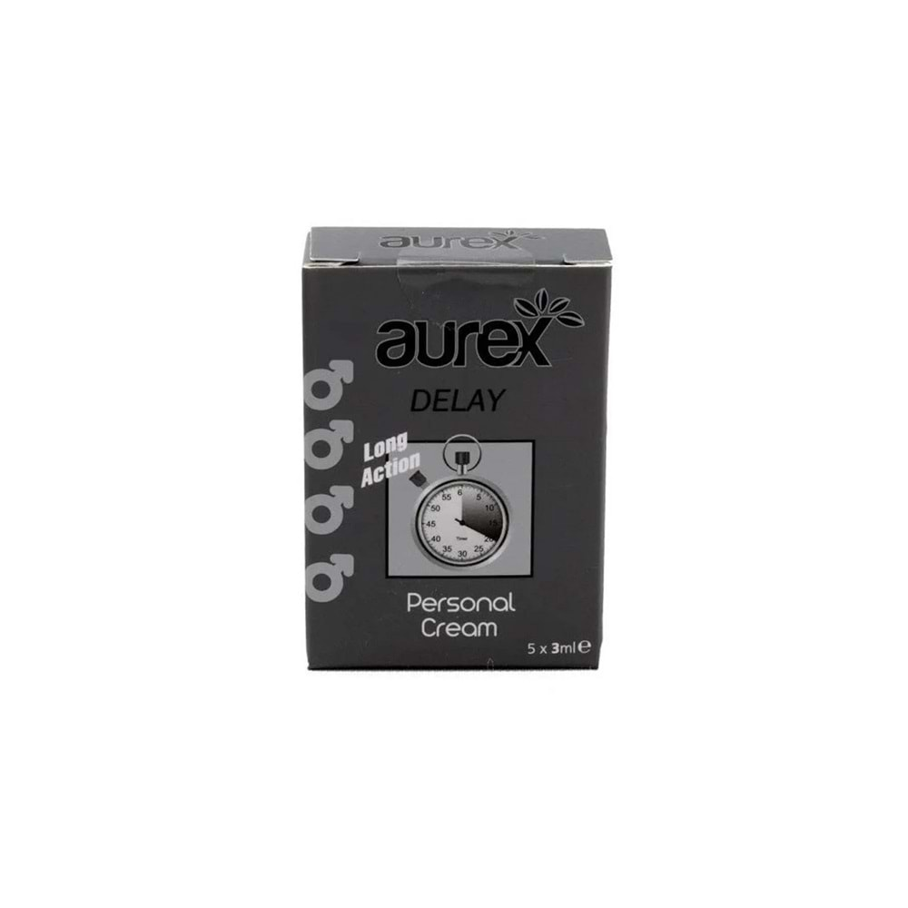 AUREX DELAY GECİKTİRİCİ KREM 3 ML x 5 Lİ PAKET