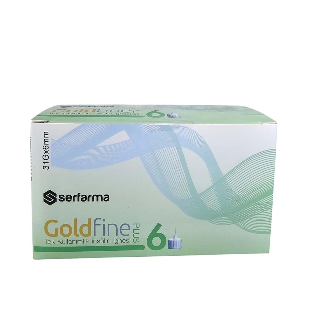 GOLDFİNE PLUS İNSÜLİN İĞNE UCU 6 MM