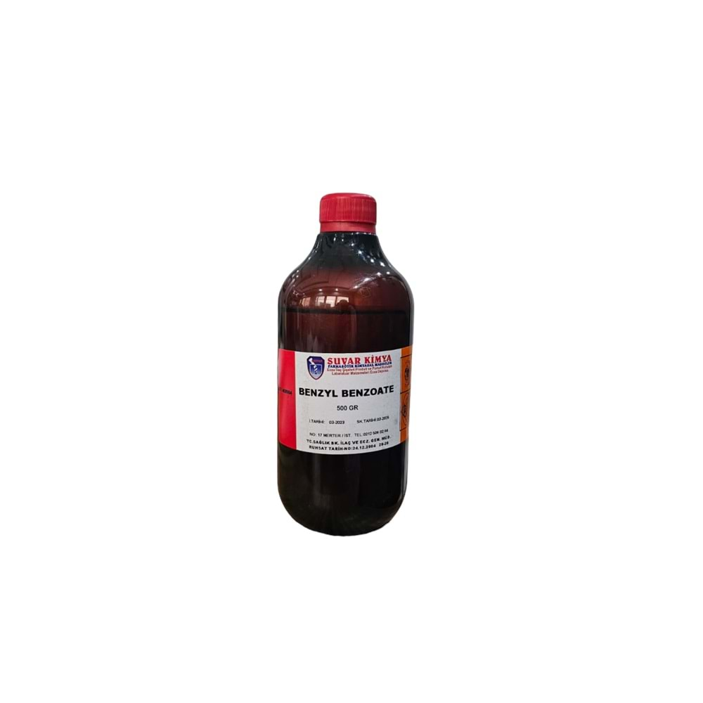 SUVAR BENZYL BENZOATE (BENZİL BENZOAT) 500 GR