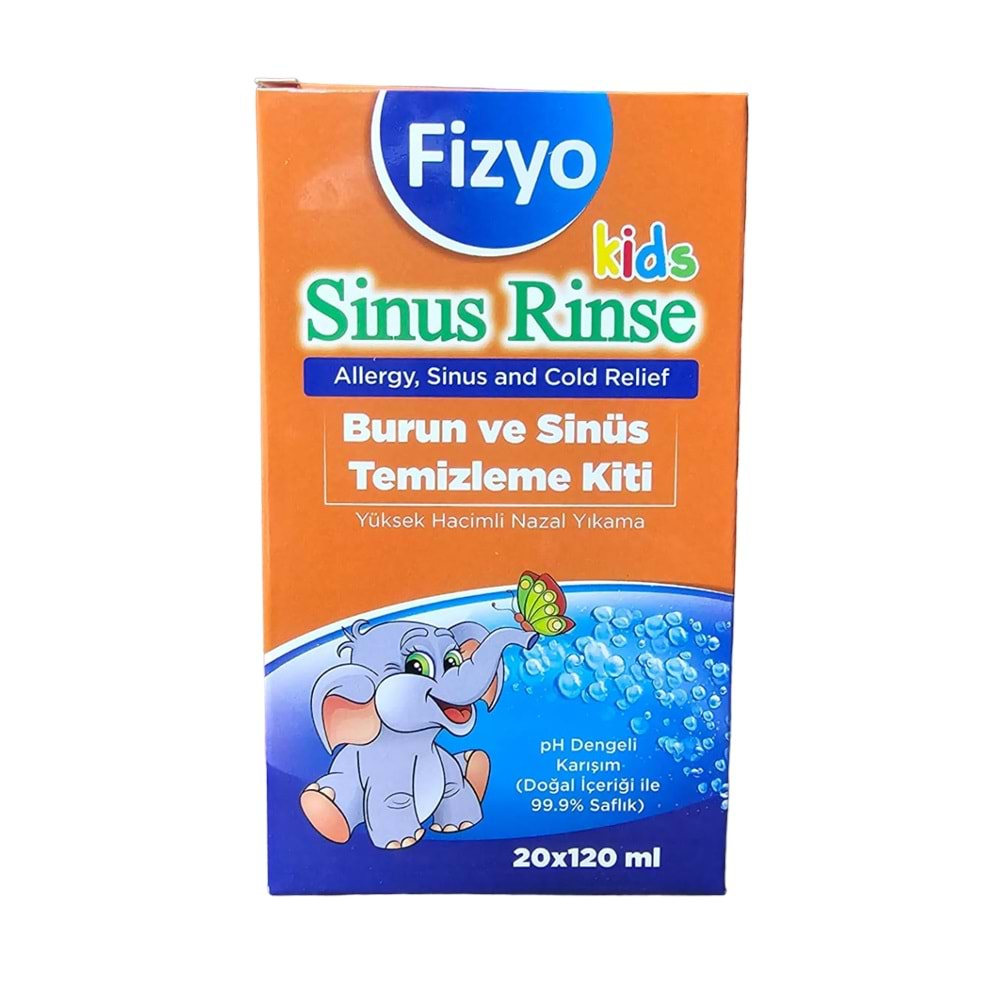 FİZYO SİNUS RİNSE KİDS (BURUN VE SİNÜS TEMİZLEME KİTİ)