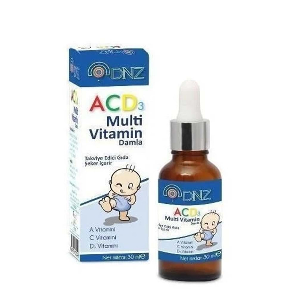 DNZ ACD3 MULTİVİTAMİN DAMLA 30 ML