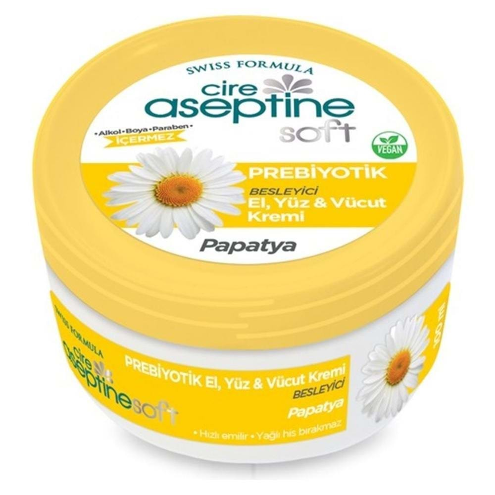 CİRE ASEPTİNE SOFT EL YÜZ VÜCUT KREMİ PAPATYA 200 ML