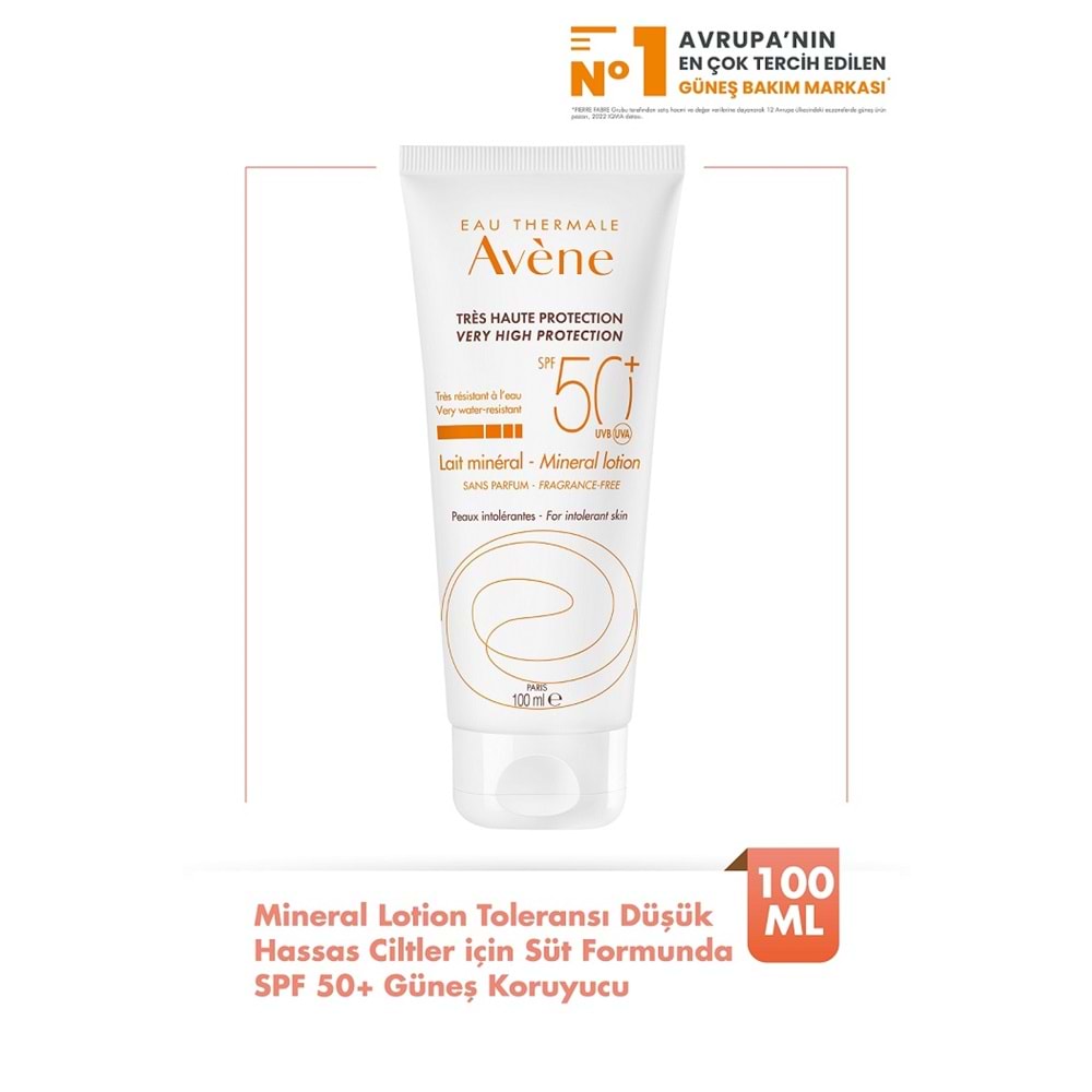 AVENE LAİT MİNERAL GÜNEŞ KREMİ SPF50+ 100 ML
