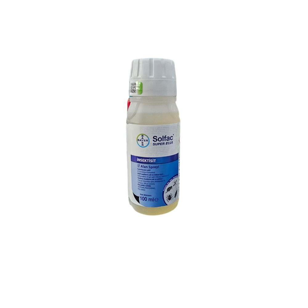 BAYER SOLFAC SUPER EC25 İNSEKTİSİT (SİNEK, BÖCEK, KENE İLACI) 100 ML