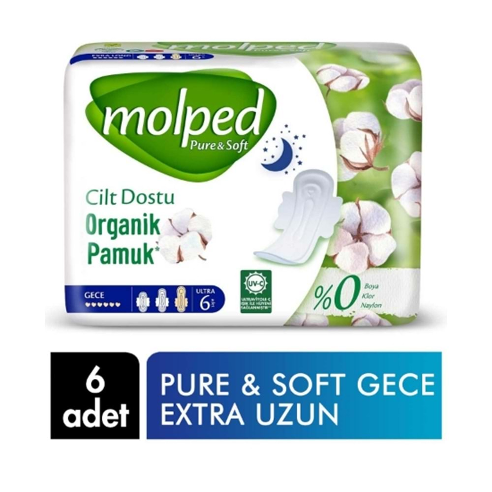 MOLPED PURE & SOFT ULTRA GECE 6 ADET