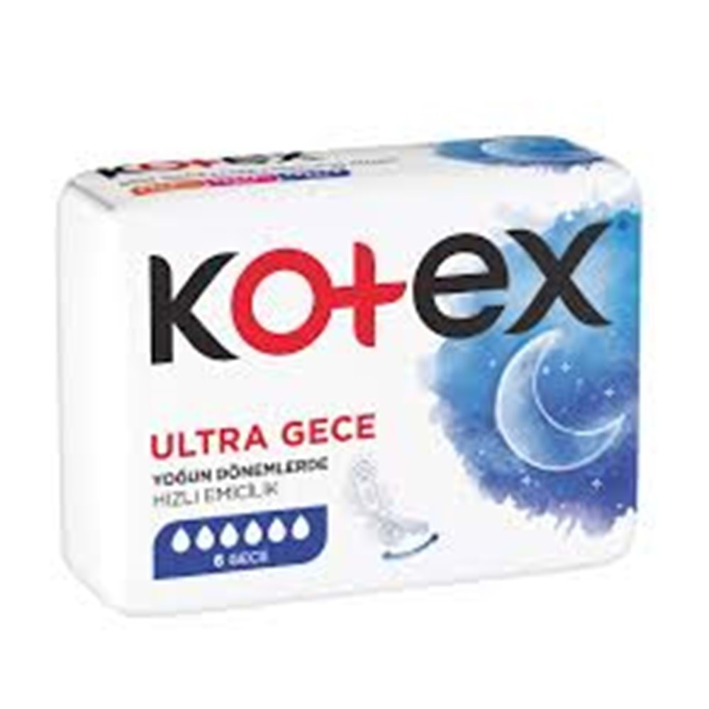 KOTEX ULTRA GECE PED 6 ADET