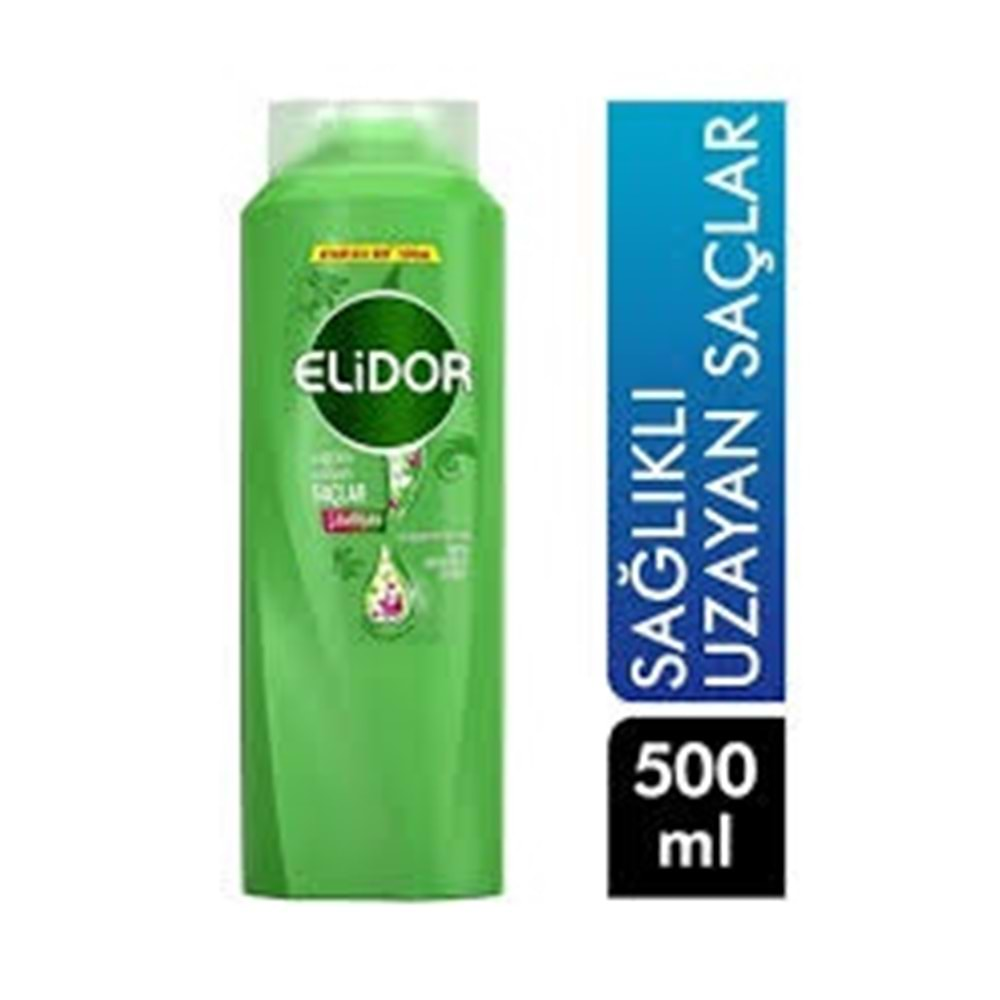 ELİDOR ŞAMPUAN SAĞLIKLI UZAYAN SAÇLAR 500 ML