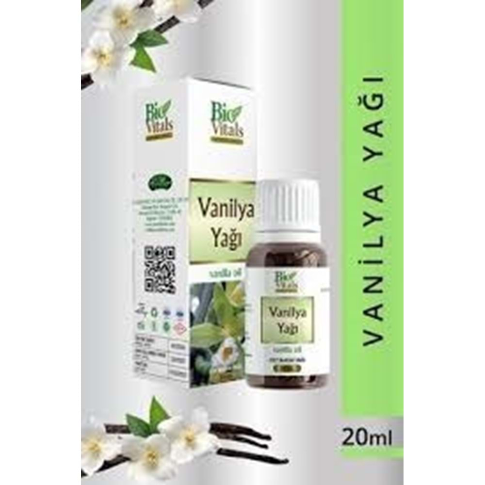 BİO VİTALS VANİLYA YAĞI 20 ML