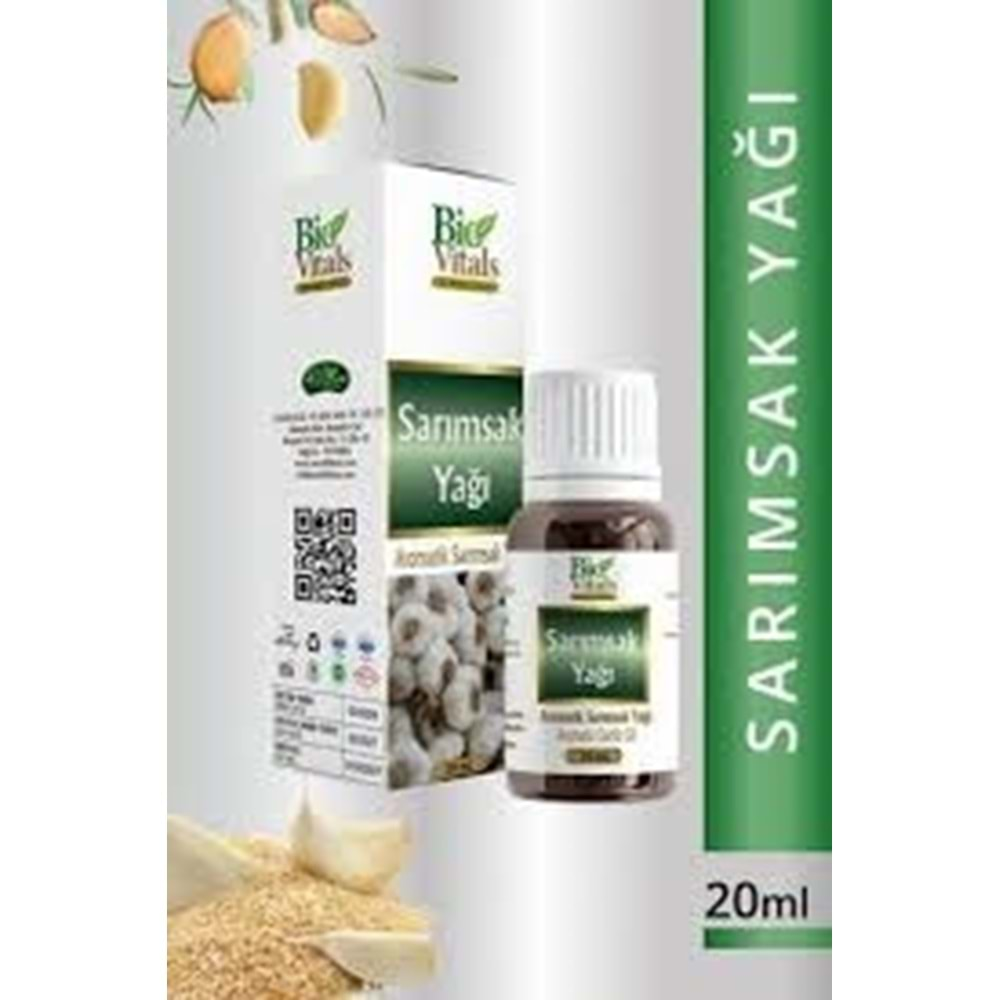 BİO VİTALS SARIMSAK YAĞI 20 ML